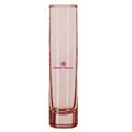 7.5" Libbey Plum Cylindrical Glass Bud Vase